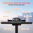 thumbnail image 6 of EAGLOG Light Weight 4 Wheels Mobility Scooter for Seniors, Electric Folding Wheelchair Device for Travel, 12.4 Miles Range, Blue, 6 of 14