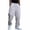 Gray, variant on Dvprdro Sweatpants for Men Open Bottom Elastic Waist Casual Athletic Baggy Pants Wide Leg Drawstring Fashion Joggers with Pockets