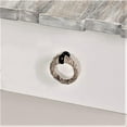 thumbnail image 4 of Sea Wind Florida Picket Fence Wood Console Table with Drawers in White/Gray, 4 of 7