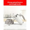thumbnail image 2 of Betty Crocker 7-Speed Corded Electric Power Up Hand Mixer with Stand (White), BC-4208W, 2 of 5