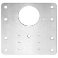 thumbnail image 1 of Placa de reparación de bisagras de gabinete (4 piezas), kit de soportes de reparación de bisagras de acero inoxidable, kit de placa de reparación de bisagras de puerta de armario de cocina, 1 of 2