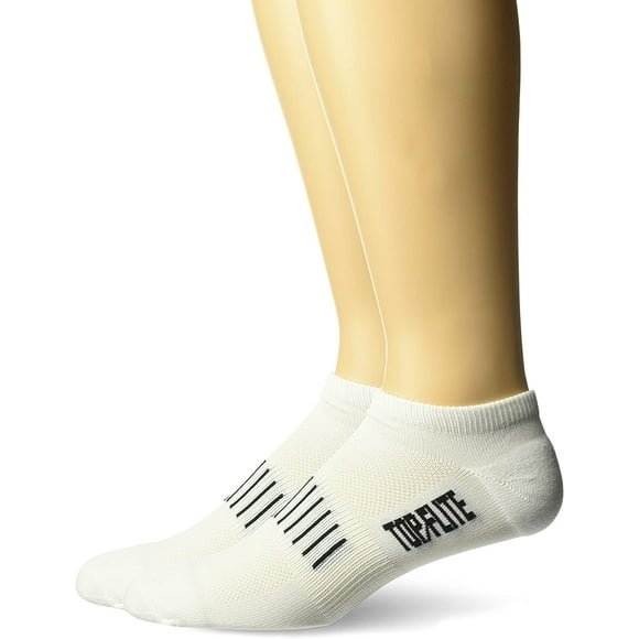 Top Flite mens Sport Low Cut Socks With Cushioned Heel/Toe 2 Pack