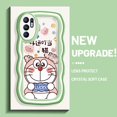 thumbnail image 1 of Funda de teléfono para OPPO Reno 6g funda protectora Gel de sílice dibujos animados Lucky Doraemon nuevo diseño HP Color onda borde caso suave transparente funda Softcase carcasa de cámara a prueba de, 1 of 3