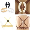 thumbnail image 1 of 10Pcs Webbing Bra Buckles Shadow-Shaped Underwear Fasteners Bra Clips Strap Holders, 1 of 8