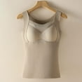 thumbnail image 2 of UAMVSH Womens Thermal Tank Tops Built in Bra Warm Underwear Sleeveless Camisoles Soft Base Layer Vest for Cold Weather, 2 of 3