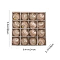 thumbnail image 3 of 16Pcs Christmas Balls Ornaments for Xmas Christmas Tree - 4 Style Shatterproof Christmas Tree Decorations Hanging Ball for Holiday Wedding Party Decoration (16pcs, 2.36"/6CM), 3 of 6