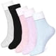 thumbnail image 1 of Calcetines de lana para mujer, botas cálidas y cómodas para senderismo en invierno, calcetines cómodos con cuello redondo, 5 pares, 1 of 6