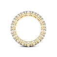 thumbnail image 4 of 5 Carat | EGL Certified Oval Shape Lab Grown Diamond Eternity Ring For Women | 14K Yellow Gold | GH-SI1 Quality Friendly Diamonds, 4 of 6