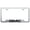 Brushed Chrome, variant on GMC Laser Etched Logo Cut-Out License Plate Frame (Chrome)