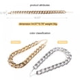 thumbnail image 2 of Pet Dog Adjustable Gold Silver Plated Chain Collar Safety Control Necklace Gift, 2 of 5