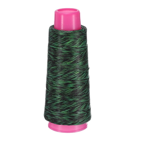 Uxcell Archery Bow String Serving Thread 0.03 Dia Durable Bowstring Thread Accessories 131 Yard/120M & 1600D PE & Black/Green-Fitting For(Tying Peep Sight Nock/Compound/Recurve Bow)