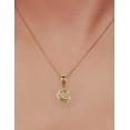 thumbnail image 3 of Collar con dije de oro laminado letra brillos G, 3 of 6