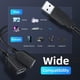 thumbnail image 3 of Cable Divisor USB 2.0 ANDTOBO Negro para PC y Laptop, 3 of 8