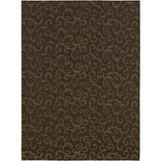Garden Party Iron Gate Indoor/Outdoor Rug, Espresso, 8' x 10'