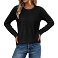 thumbnail image 7 of MexChoioe Womens Long Sleeve Tops Basic Tees Summer Outfits Early Fall Fashion Tunic Dressy Casual Blouses Trendy Sweatshirt for Women, 7 of 7