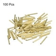 thumbnail image 3 of Uxcell 2x1.6x20mm Brass Tube Spacer Beads for DIY Crafts, Gold 100 Pack, 3 of 5