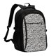 thumbnail image 1 of Balery Wild Animal Leopard Print Mochila con carga USB para hombre y mujer - Mochila impermeable y antirrobo para laptop con puerto USB para viajes, trabajo, 1 of 7