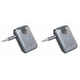thumbnail image 1 of Transmisor Receptor Audio 5.3 Compatible Con Dientes Adaptador Auxiliar Conector 3 5 Mm Azul, 1 of 9
