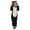 Black, variant on Honeeladyy Sales New Women's Long Sleeve Hooded Jumpsuit Pajamas Casual Winter Warm Rompe Sleepwear