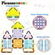 thumbnail image 5 of Juego de bloques de construcción de azulejos magnéticos PicassoTiles, más de 110 ideas, 5 of 8