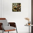 thumbnail image 3 of 12 Inch Wall Clock Battery Operated Silent Clock Decorative for Office, Kitchen, Outdoor, Living Room，Birds Flowers Branches Lovely Design, 3 of 4