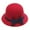 Red, variant on FhsagQ Hats Mens Hats Fashionable Women Summer Wide Straw Hat Beach Sun Hats Floppy Roll up Sun Cap Mens Hats Fashion Fedora Wide Brim Winter Hats for Women Fashionable Warm Navy One Size