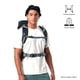 thumbnail image 3 of TOTTO Mochila Ergonómica Mediana Repelente a Líquidos | Senderismo - Viaje - Camping | 50 L SUMMIT 5 negro M, 3 of 7