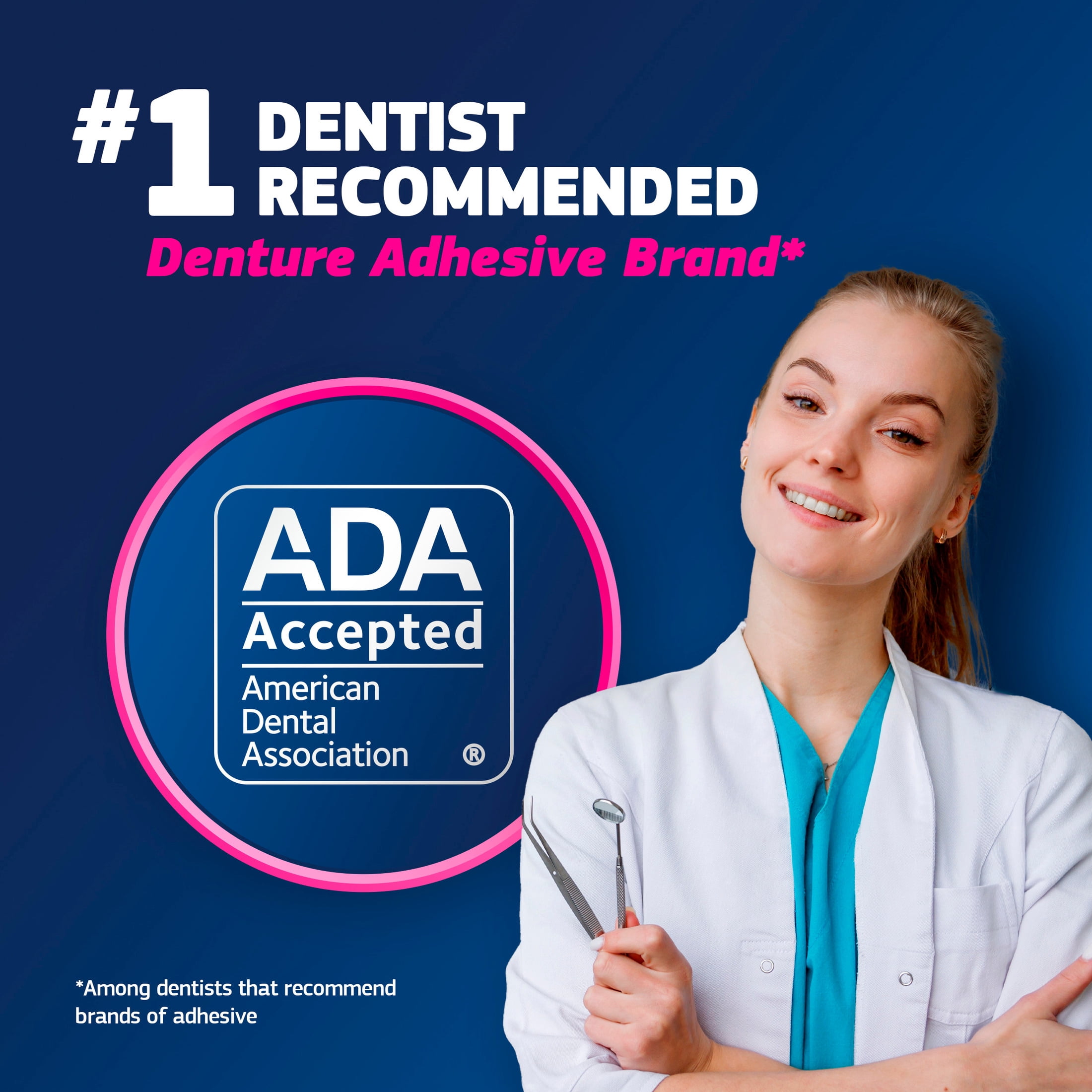 Fixodent Denture Adhesive Plus Scope, Precision Hold Denture Adhesive Cream, 2 oz, 3 Pack
