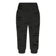 thumbnail image 3 of SHTXOZHI Capri Pants for Women Summer Beach Casual Cropped Pants Elastic Waisted Print Trousers, 3 of 5