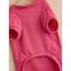 thumbnail image 4 of 1pc New White Solid Color Short Sleeve Comfortable Breathable Pet T-shirt For Small Dogs And Cats Round Neck Clothes, 4 of 4