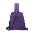 thumbnail image 4 of Convenient Checkerboard Designs Travel Backpack Gliding Zippers Shoulder Bag Adjustable Strap And Roomy Interior, 4 of 9