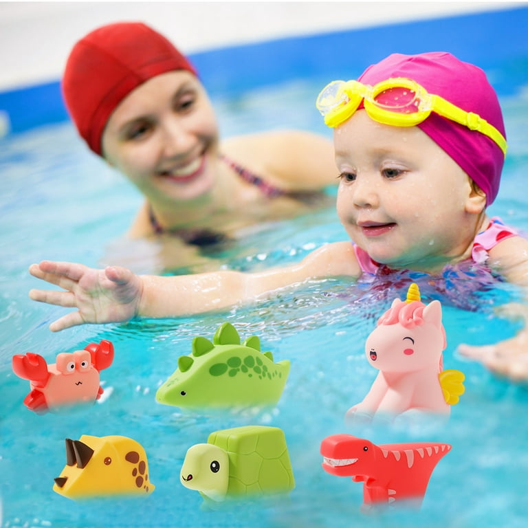 2pcs Baby Bath Toys Swimming Pool Cartoon Animal Water Toys For