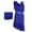 Blue, variant on Prettyia Women Fringes Latin Dance Dress Ballroom Tango Dance Costumes
