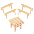 thumbnail image 5 of DIY Building Kit Wood Furniture Assembly Table And Chairs Set For Early Education Kids 1 Set, 5 of 5