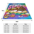 thumbnail image 5 of Scooby-doo Scooby Soft Lightweight Bed Blankets Plush Fuzzy Cozy Blanket Microfiber Throw Blanket for Couch, 5 of 9