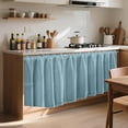 thumbnail image 4 of No Drill Self-adhesive Kitchen Cabinet Curtain, Waterproof Oil Resistant Dustproof Fabric, Practical Privacy Cover for Sink Closet Bookcase and Household Sundry Blocking Decoration, 4 of 6