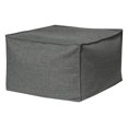 thumbnail image 1 of Gouchee Home Loft Trinidad – Pouf cube gris en simili lin avec billes de polystyrène, housse amovible, léger et fabriqué au Canada pour salon ou bureau, 1 of 6