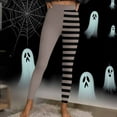 thumbnail image 4 of Halloween Striped Womens Tights Pant Witch Leggings Slim High Waist Comfy Soft Lounge Tredny Costume Party Trouser S-3XL, 4 of 6
