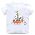 thumbnail image 3 of Lindo erizo dibujos animados animales niños algodón camisetas divertidas bebés niños camiseta divertida verano niños manga corta tops niñas ropa, 3 of 5