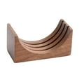 thumbnail image 4 of DOLITY Wood Coffee Screen Holder Stand Support Espresso Machine Parts Three Slot, 4 of 6