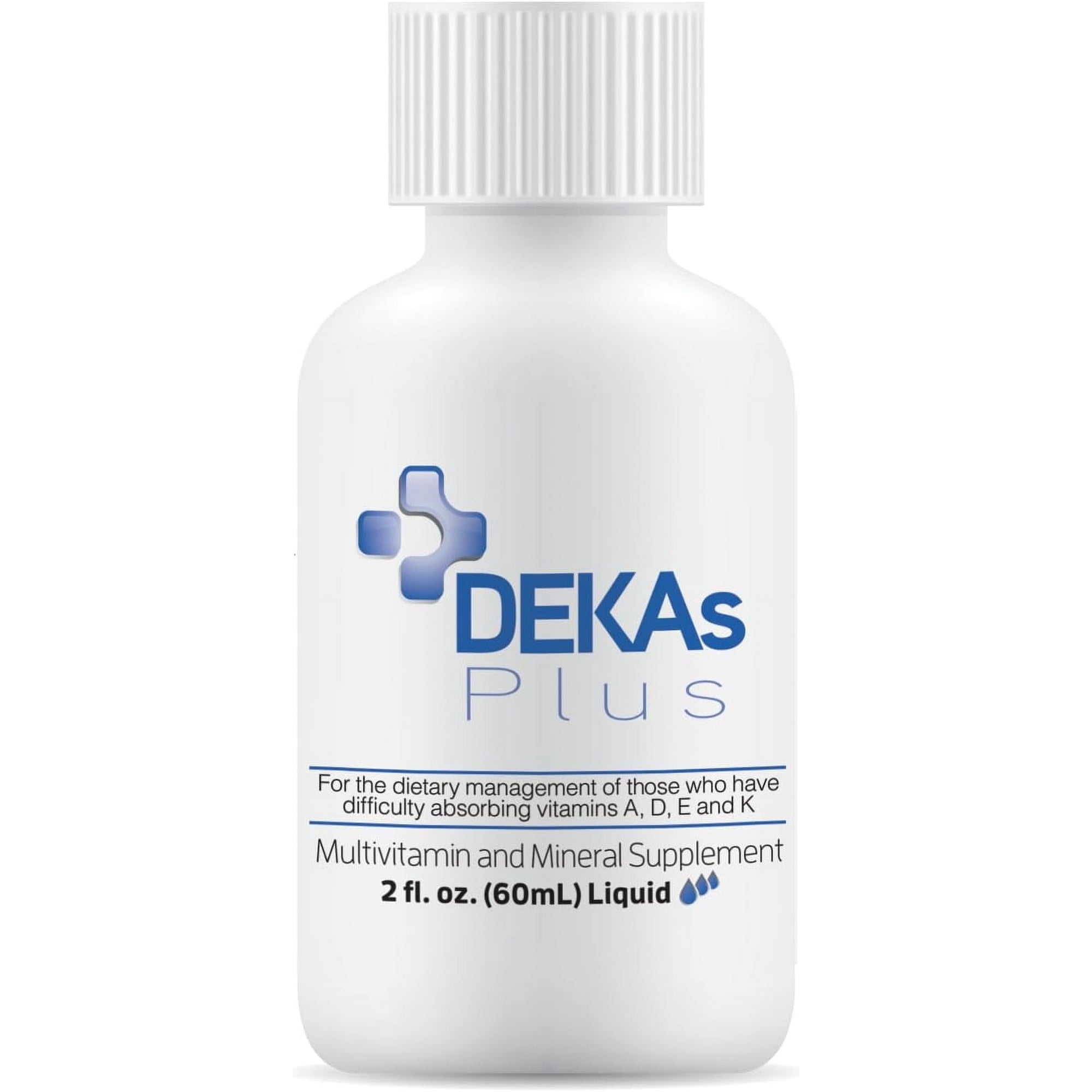 Dekas Plus Multivitamin Supplement Liquid, 2 Fl. Oz.