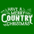 thumbnail image 2 of Men's Lost Gods Have a Merry Country Christmas Graphic Tee Kelly Green Small, 2 of 5