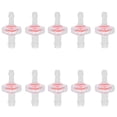 thumbnail image 1 of 10 piezas Válvula de retención 1 vía PP Manguera de púas de plástico Tope de agua Diafragma de diámetro variable 5 a 7, 1 of 9