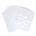 thumbnail image 1 of CD DVD Manches, CD Papier Média Enveloppe Manches Support avec Fenêtre Transparente Rabat Blanc, Lot de 100, 1 of 6