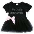 thumbnail image 1 of Baby Girl Dress Letter Print Short Sleeve Mesh Stitching Gown, 1 of 9