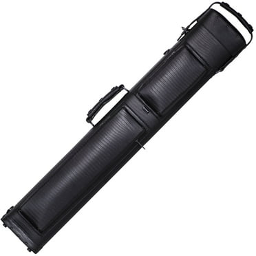 OKKO Billiard Pool Cue Hard Deluxe Case Faux Crocodile Leather Black 3x5