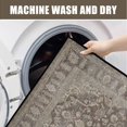 thumbnail image 5 of Bedside Rug 31x20 Inch Washable Soft Small Throw Rugs for Bedroom, Low Profile Non Slip Area Rug Indoor Floor Mat for Home Office Desk Vanity Pet Car Seat, 5 of 6