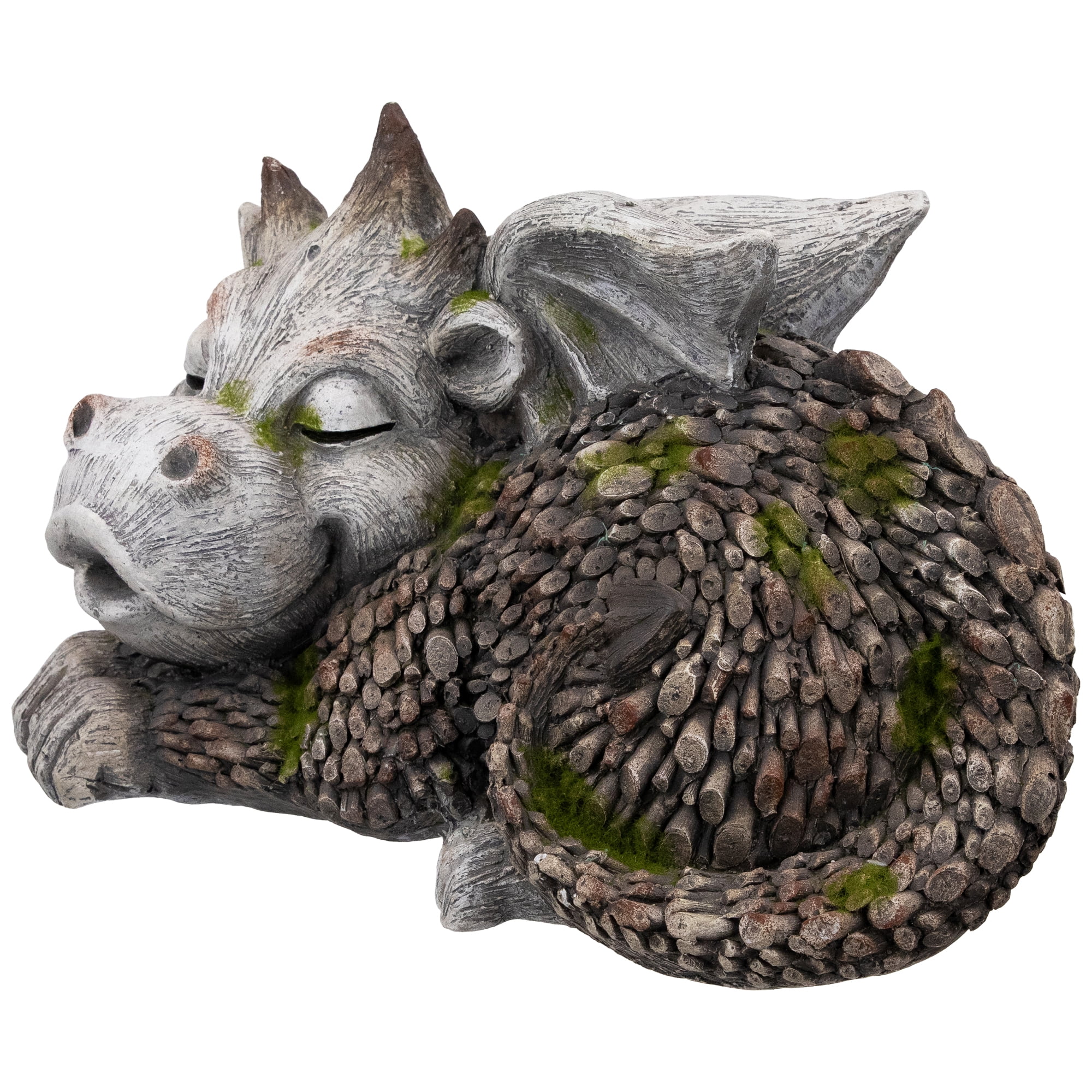 Northlight Sleeping Dragon Outdoor Garden Statue - 14.25"