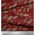 thumbnail image 3 of Soimoi Red Cotton Duck Fabric Fruits Print Fabric by the Yard 56 Inch Wide, 3 of 3