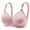 Pink, variant on Jsaierl Womens Bras No Wire Push Up Underwire Bra Seamless Comfy Bralettes Flex Fit Full Coverage T-Shirt Bras